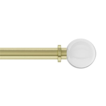 UMBRA Umbra 1015129-104 72-144 in. Leona 1 Rod; Brass 1015129-104